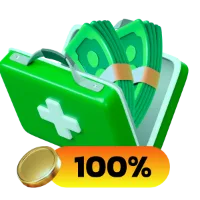 Bonus shop tile offering 100% insurance on a sports bet